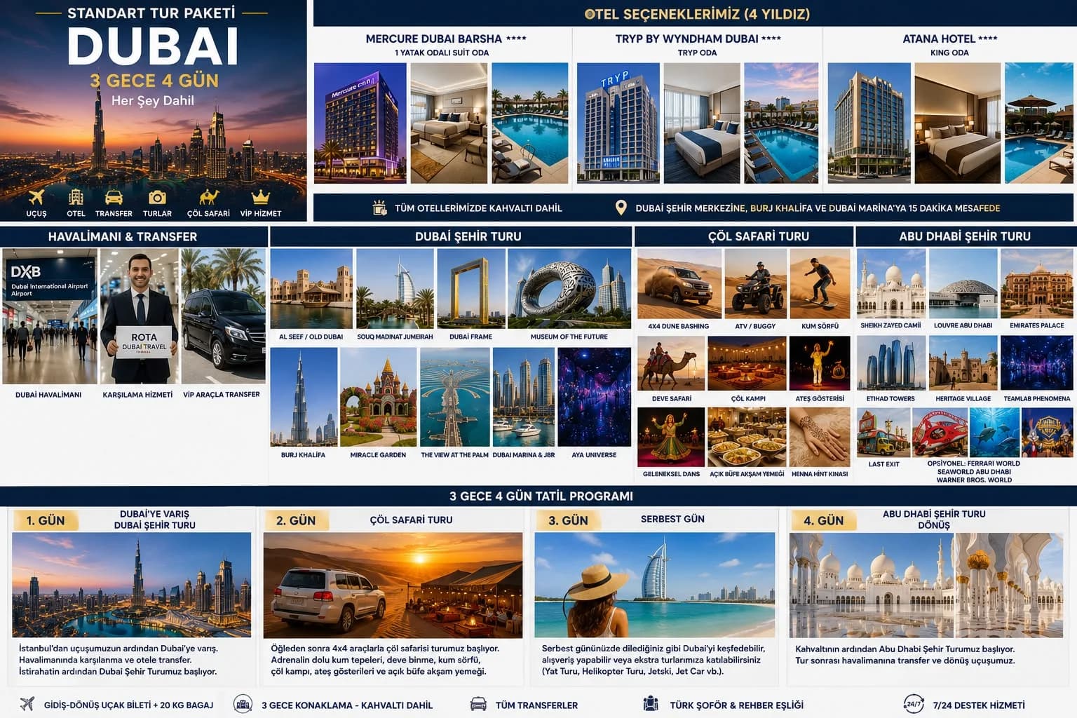 VIP Tur – Standart Paket | 4 Gün 3 Gece